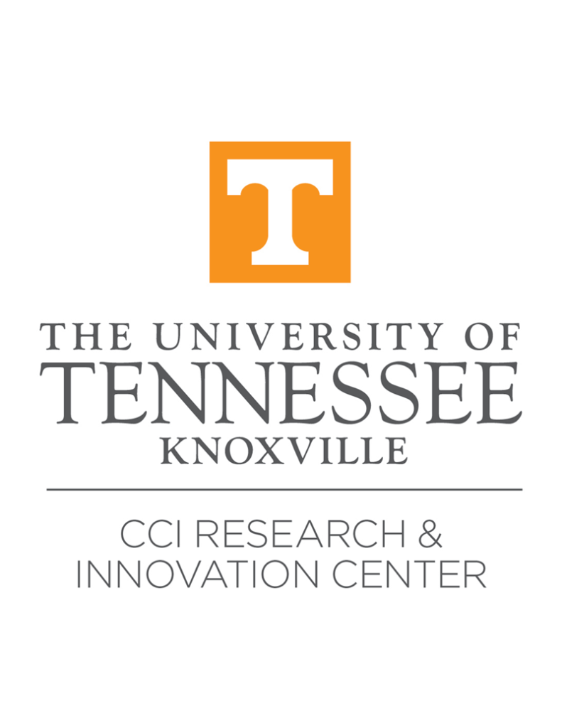 Orange and grey logo for CCI Research and Innovation Center